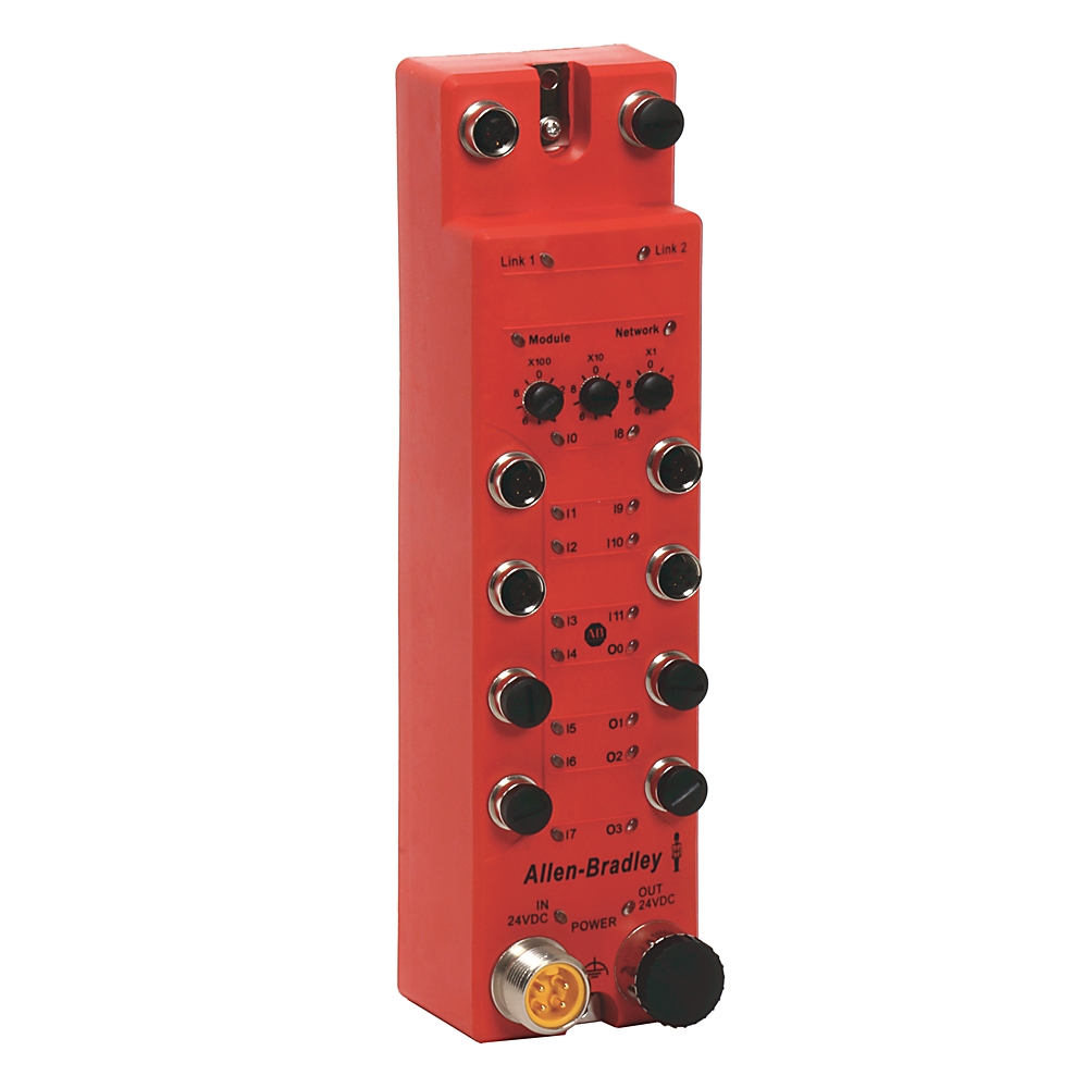 Módulo de entrada/salida ArmorBlock Guard I/O 1732ES-IB12XOB4
