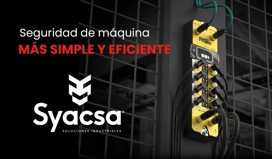 RSio Remote Safe I/O: control seguro y diagnóstico más claro