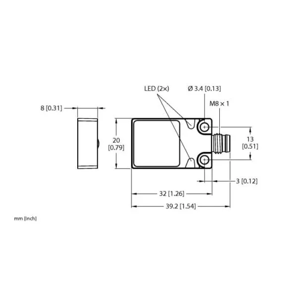 Sensor inductivo  BI5-Q08-AP6X2-V1131 - Image 2