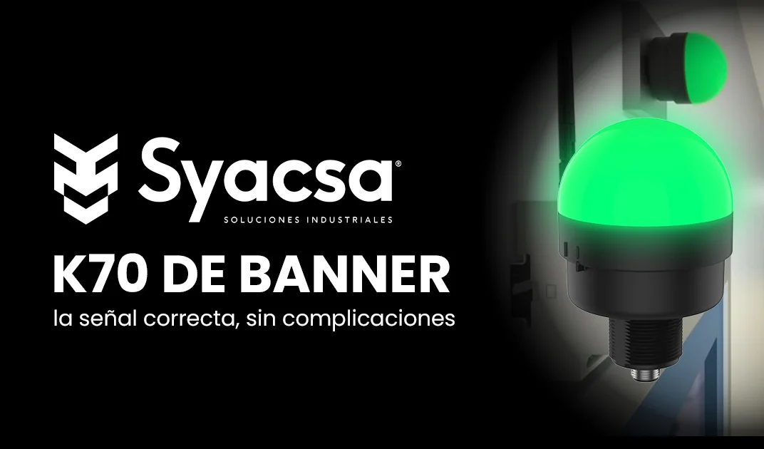 K70 de Banner Engineering: indicación multicolor de 70 mm para tu planta 3 K70 de Banner Engineering: indicación multicolor de 70 mm para tu planta