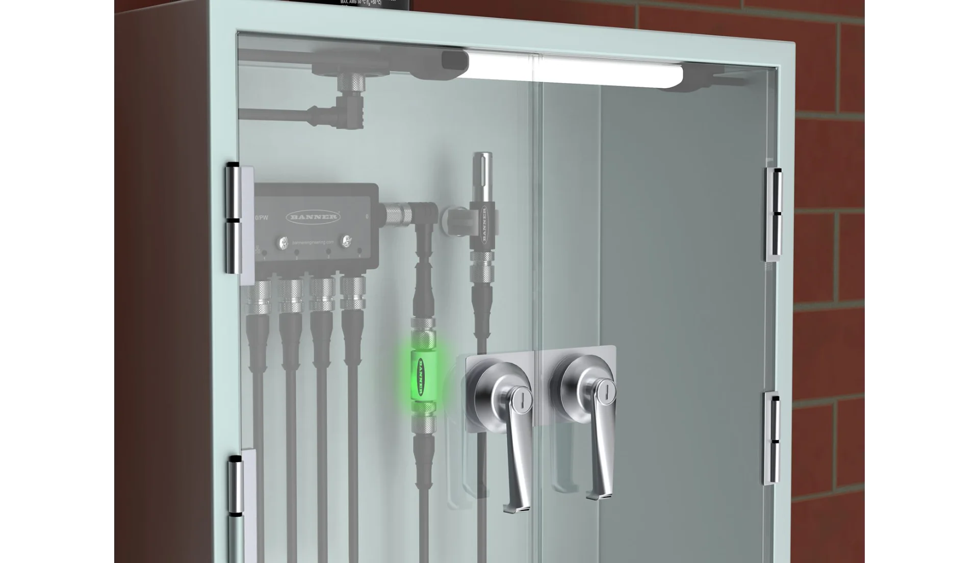 S15L Pro Series In-Line Sensor Status Indicator