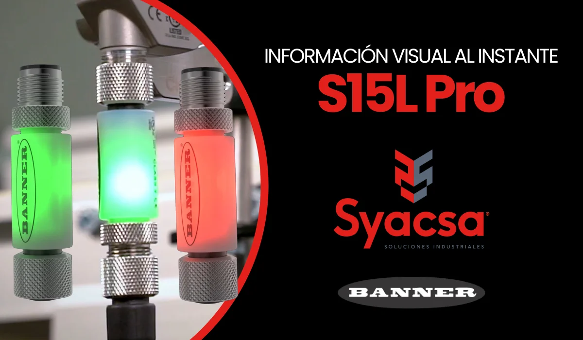S15L Pro: indicador en línea multicolor